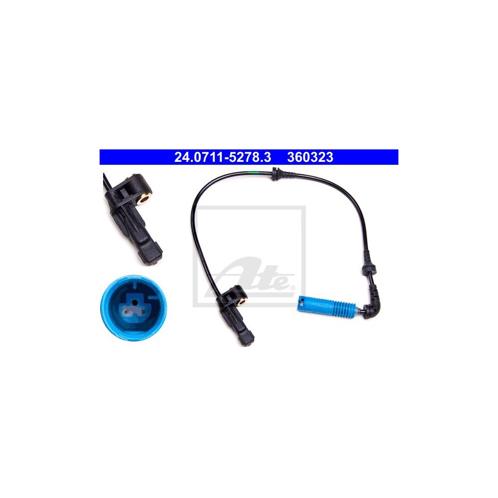 ATE Sensor, Raddrehzahl 24.0711-5278.3