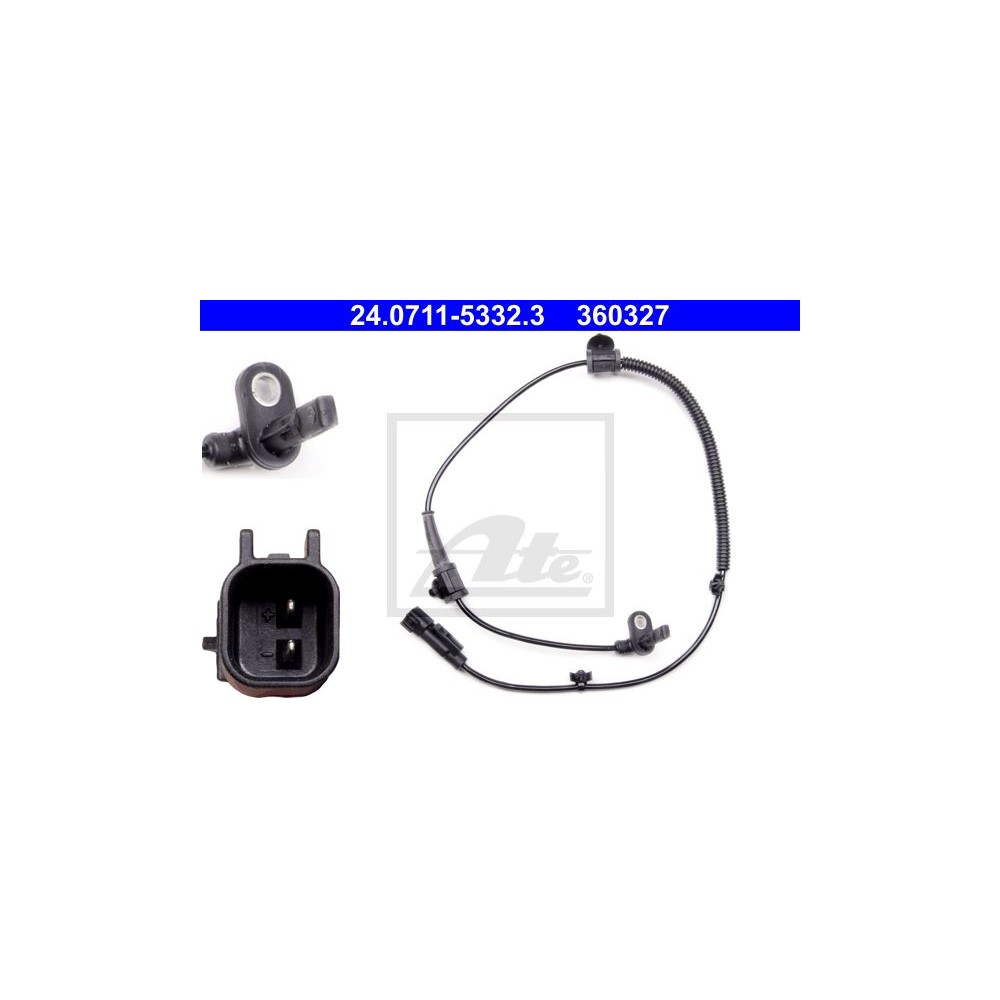 ATE Sensor, Raddrehzahl 24.0711-5332.3