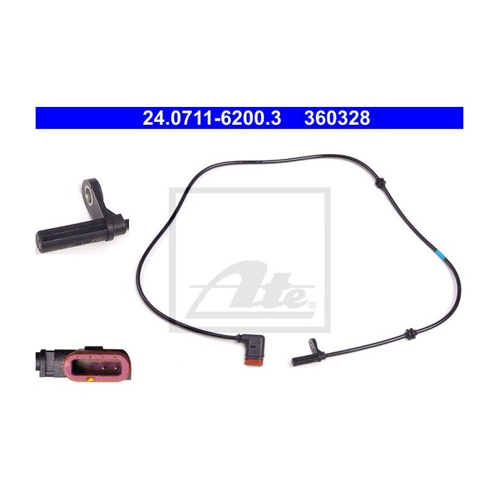 ATE Sensor, Raddrehzahl 24.0711-6200.3