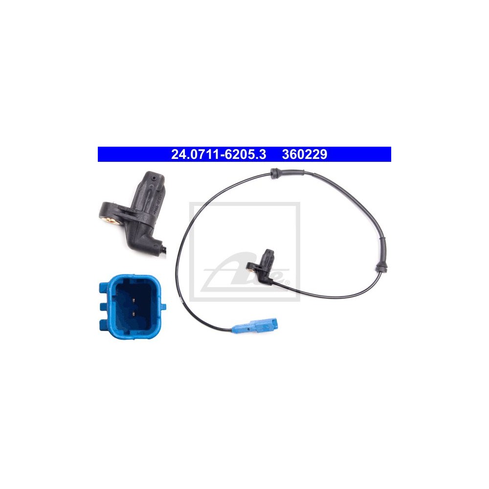 ATE Sensor, Raddrehzahl 24.0711-6205.3
