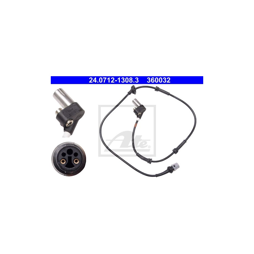 ATE Sensor, Raddrehzahl 24.0712-1308.3