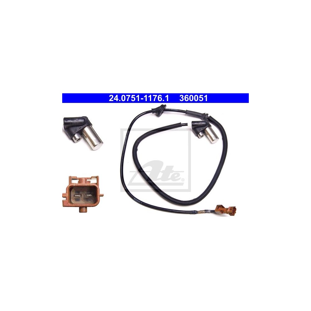 ATE Sensor, Raddrehzahl 24.0751-1176.1