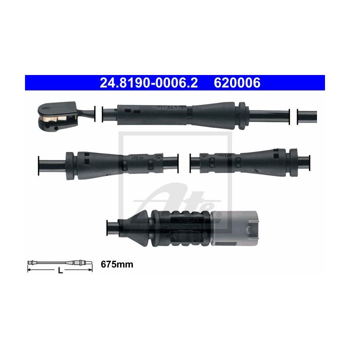 ATE Warnkontakt, Bremsbelagverschleiß 24.8190-0006.2