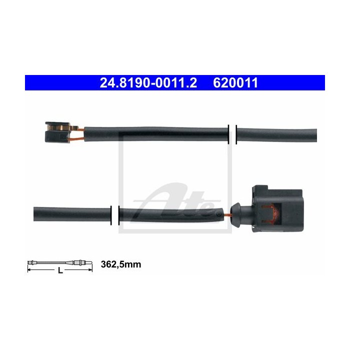 ATE Warnkontakt, Bremsbelagverschleiß 24.8190-0011.2