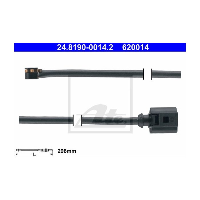 ATE Warnkontakt, Bremsbelagverschleiß 24.8190-0014.2