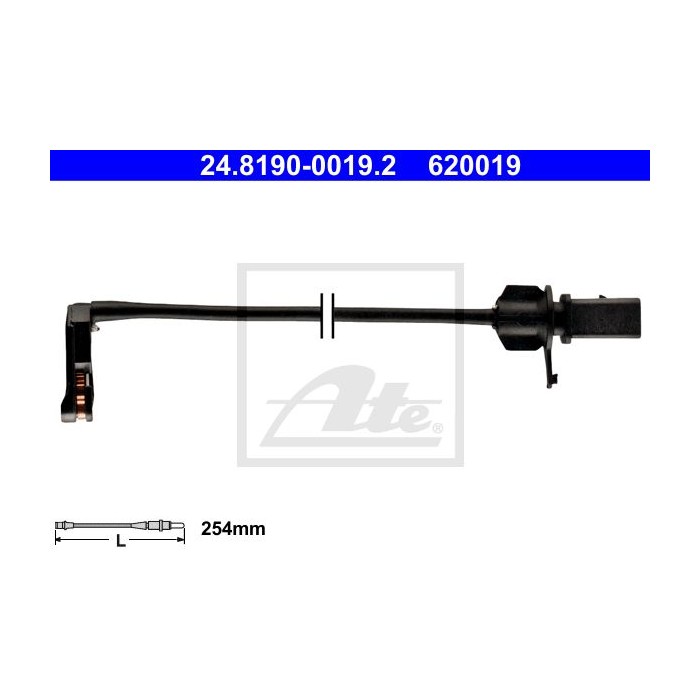 ATE Warnkontakt, Bremsbelagverschleiß 24.8190-0019.2