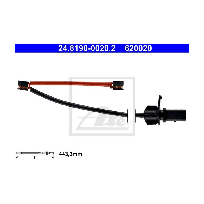 ATE Warnkontakt, Bremsbelagverschleiß 24.8190-0020.2