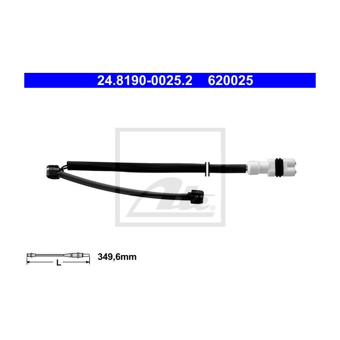 ATE Warnkontakt, Bremsbelagverschleiß 24.8190-0025.2