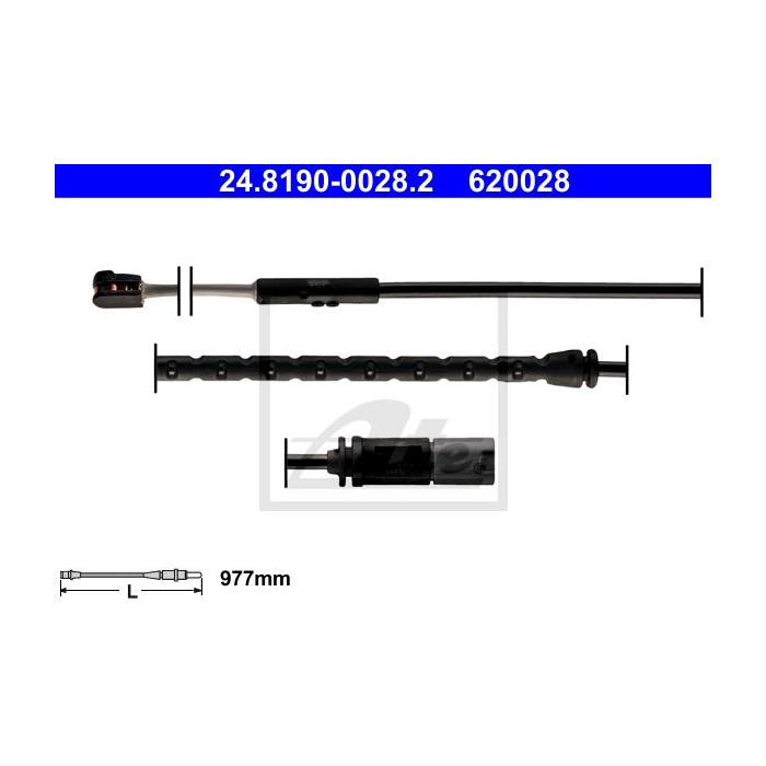 ATE Warnkontakt, Bremsbelagverschleiß 24.8190-0028.2