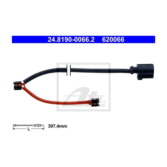 ATE Warnkontakt, Bremsbelagverschleiß 24.8190-0066.2