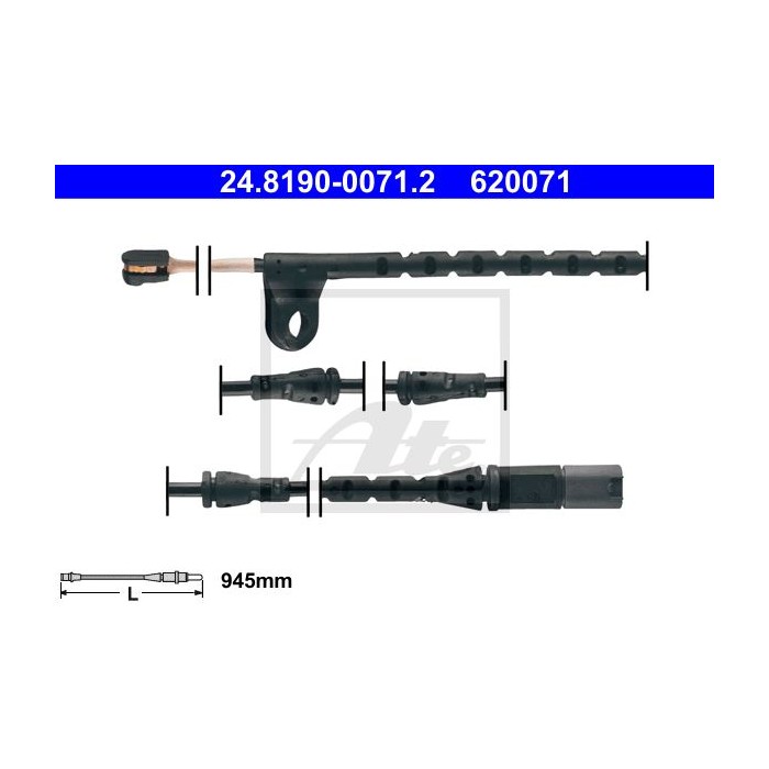 ATE Warnkontakt, Bremsbelagverschleiß 24.8190-0071.2
