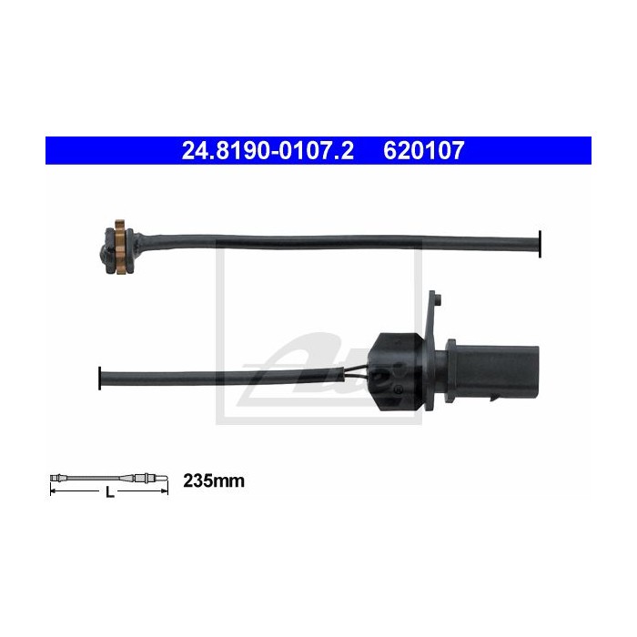 ATE Warnkontakt, Bremsbelagverschleiß 24.8190-0107.2