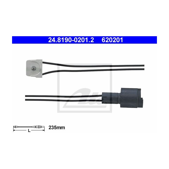 ATE Warnkontakt, Bremsbelagverschleiß 24.8190-0201.2