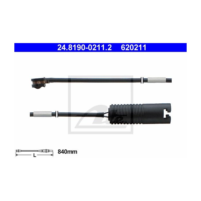 ATE Warnkontakt, Bremsbelagverschleiß 24.8190-0211.2