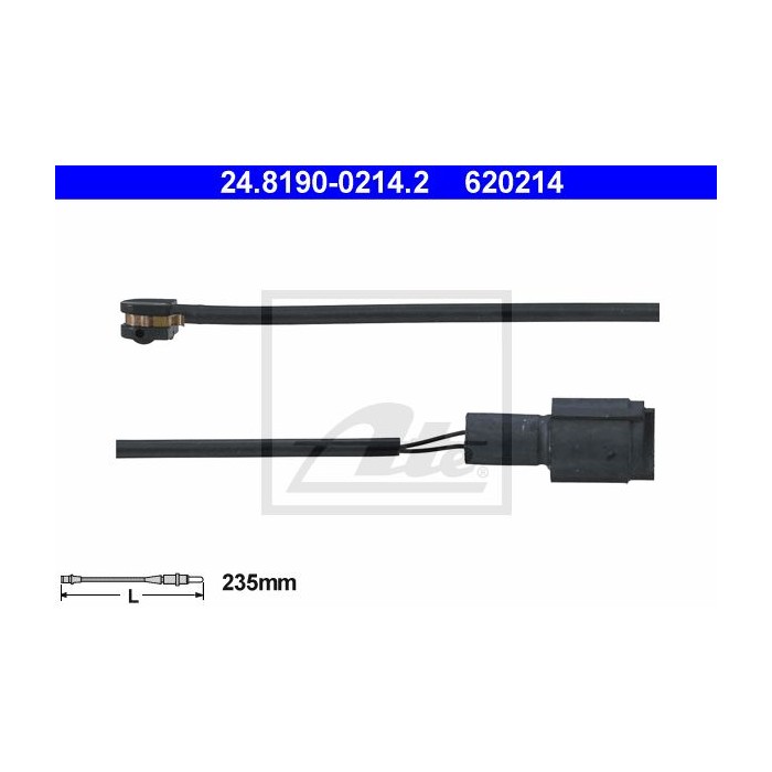 ATE Warnkontakt, Bremsbelagverschleiß 24.8190-0214.2
