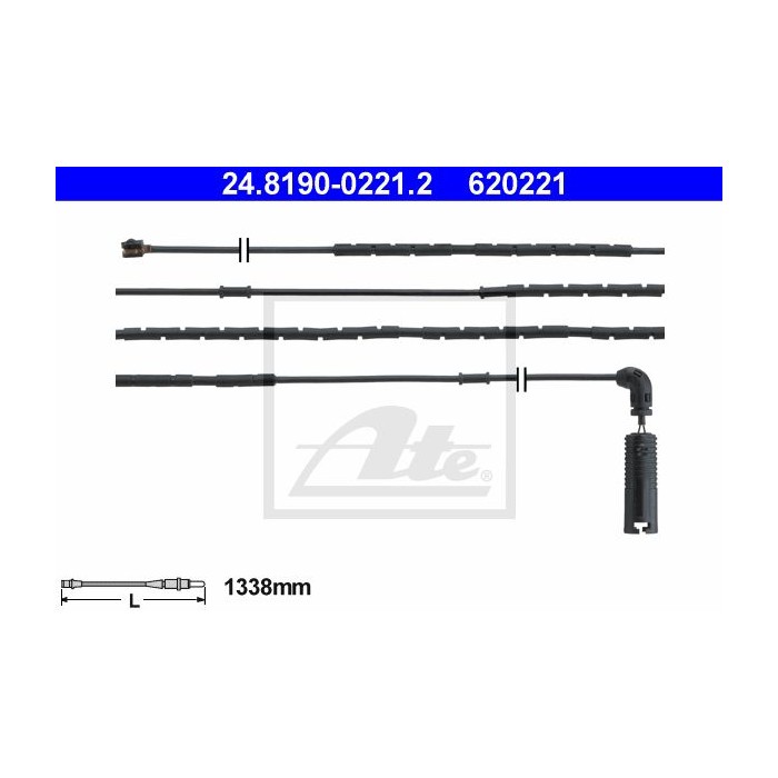 ATE Warnkontakt, Bremsbelagverschleiß 24.8190-0221.2