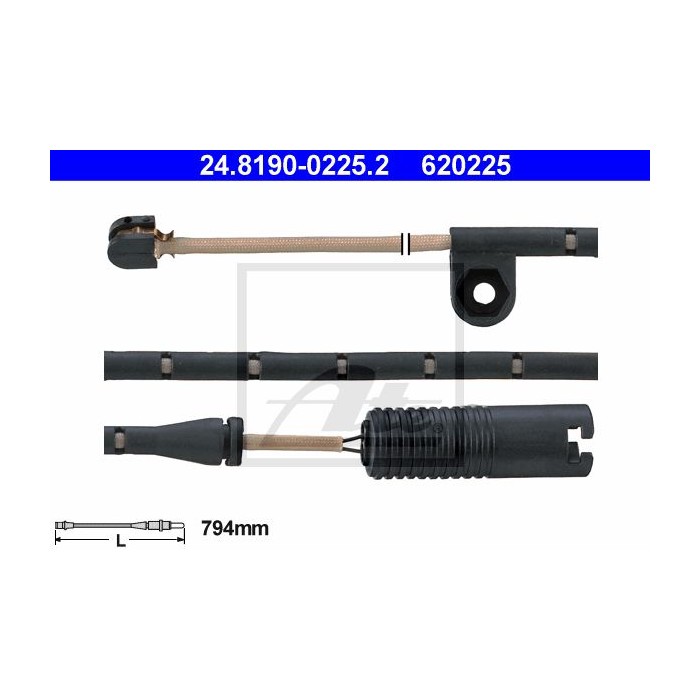 ATE Warnkontakt, Bremsbelagverschleiß 24.8190-0225.2