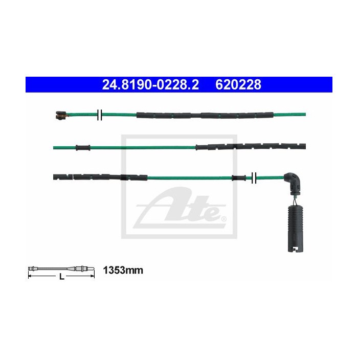 ATE Warnkontakt, Bremsbelagverschleiß 24.8190-0228.2
