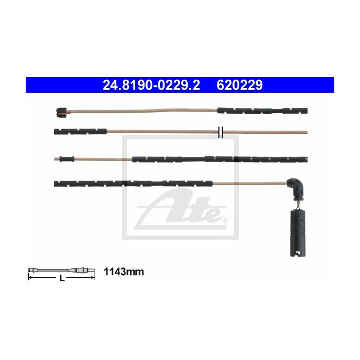 ATE Warnkontakt, Bremsbelagverschleiß 24.8190-0229.2