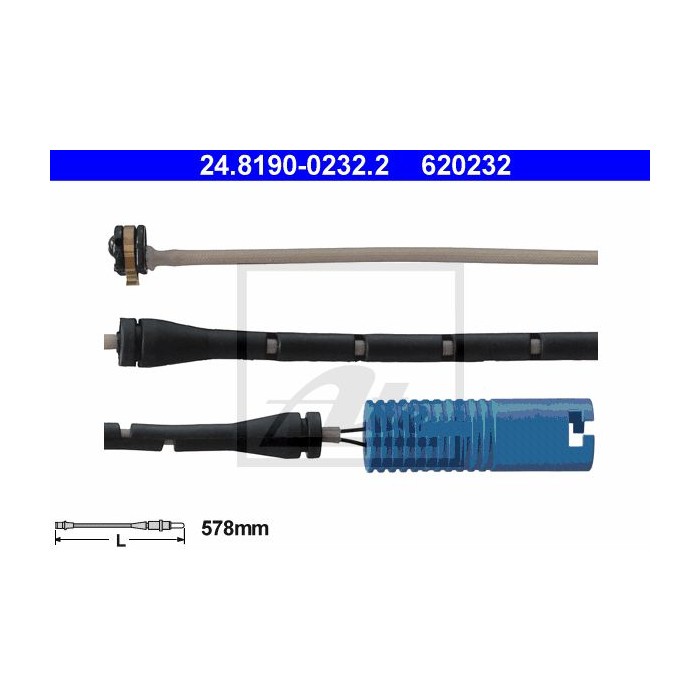 ATE Warnkontakt, Bremsbelagverschleiß 24.8190-0232.2