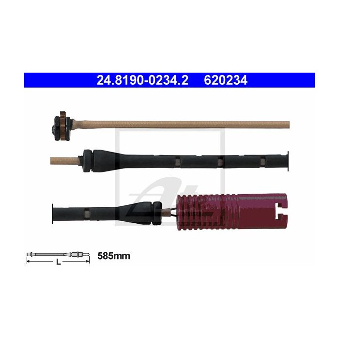 ATE Warnkontakt, Bremsbelagverschleiß 24.8190-0234.2