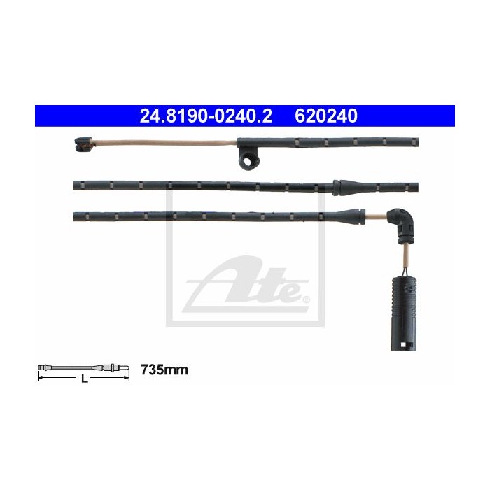 ATE Warnkontakt, Bremsbelagverschleiß 24.8190-0240.2