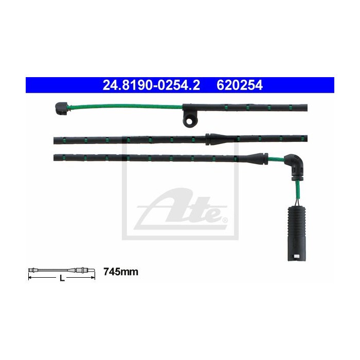 ATE Warnkontakt, Bremsbelagverschleiß 24.8190-0254.2