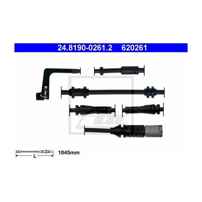 ATE Warnkontakt, Bremsbelagverschleiß 24.8190-0261.2