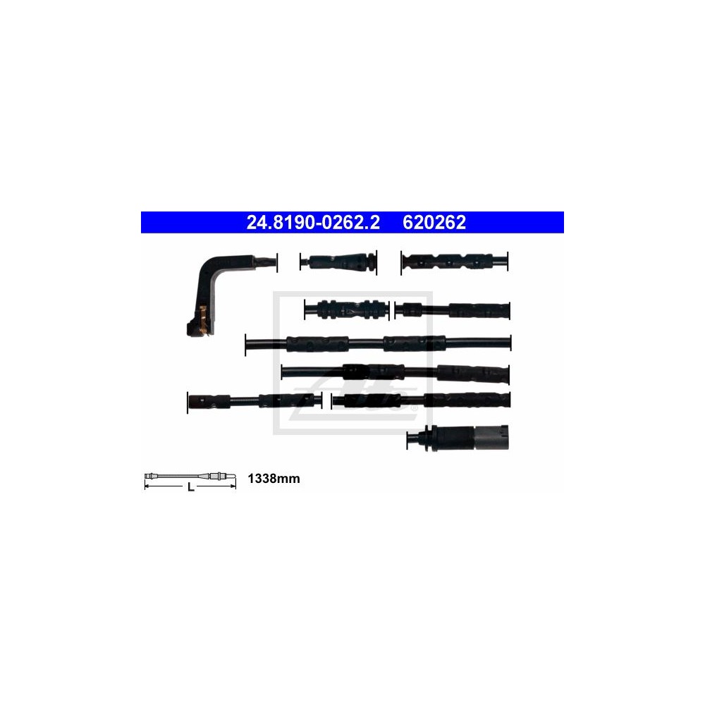 ATE Warnkontakt, Bremsbelagverschleiß 24.8190-0262.2