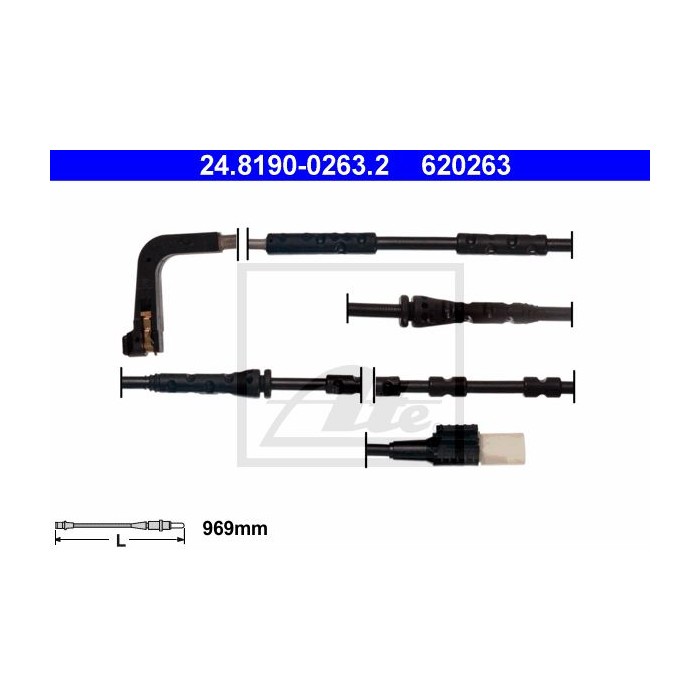 ATE Warnkontakt, Bremsbelagverschleiß 24.8190-0263.2