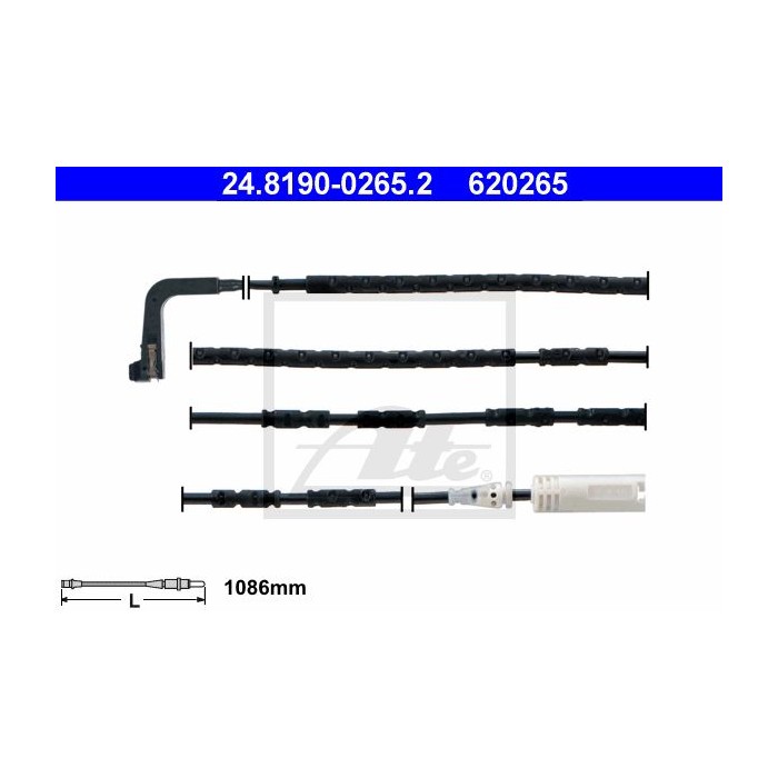 ATE Warnkontakt, Bremsbelagverschleiß 24.8190-0265.2