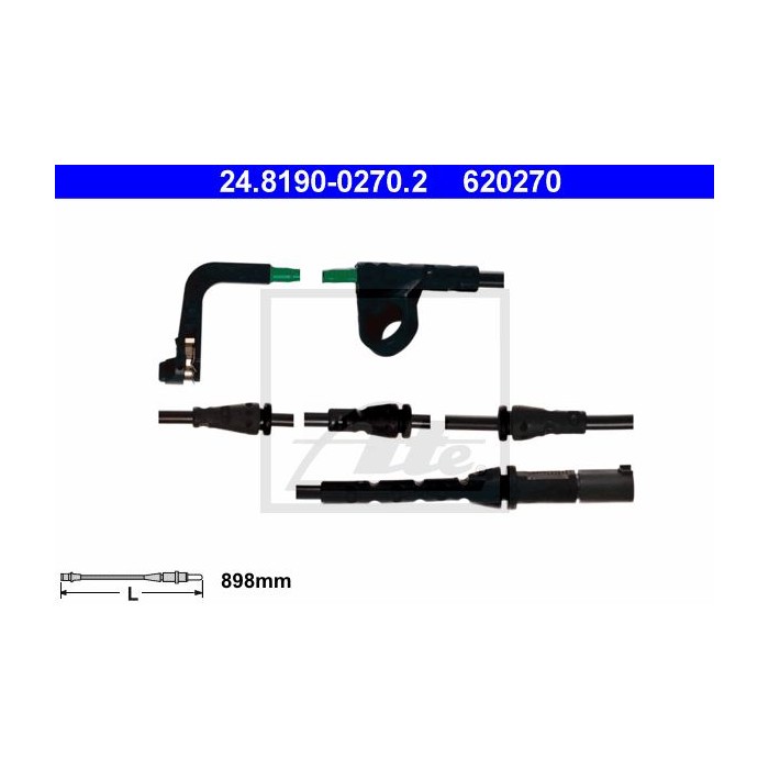 ATE Warnkontakt, Bremsbelagverschleiß 24.8190-0270.2