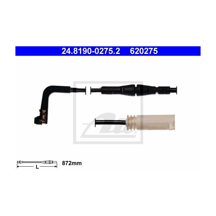 ATE Warnkontakt, Bremsbelagverschleiß 24.8190-0275.2