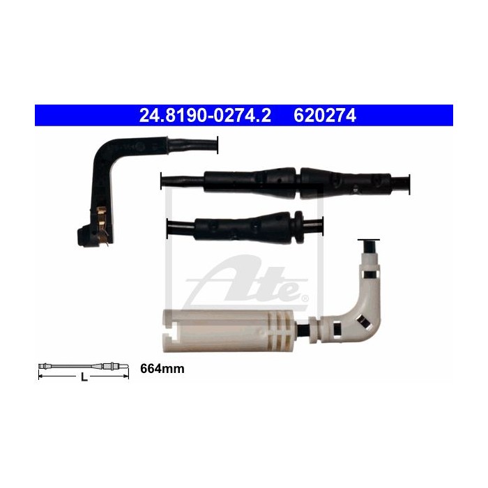 ATE Warnkontakt, Bremsbelagverschleiß 24.8190-0274.2
