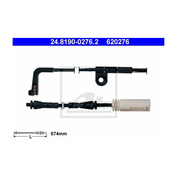 ATE Warnkontakt, Bremsbelagverschleiß 24.8190-0276.2