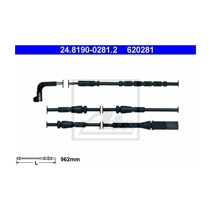 ATE Warnkontakt, Bremsbelagverschleiß 24.8190-0281.2