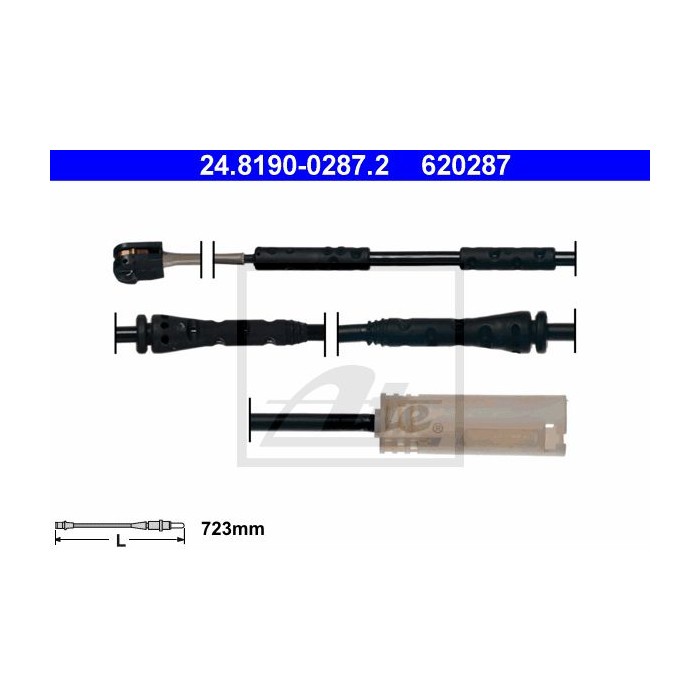 ATE Warnkontakt, Bremsbelagverschleiß 24.8190-0287.2
