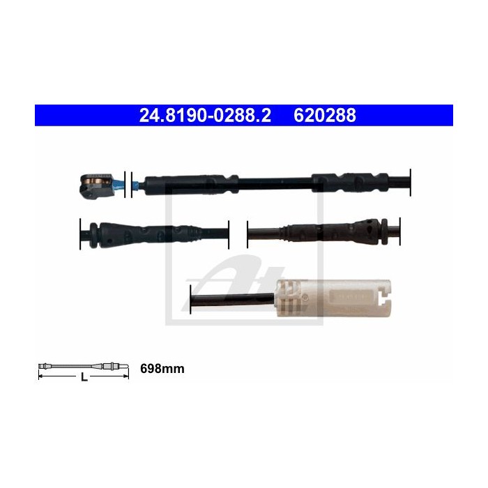 ATE Warnkontakt, Bremsbelagverschleiß 24.8190-0288.2