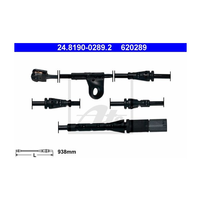 ATE Warnkontakt, Bremsbelagverschleiß 24.8190-0289.2