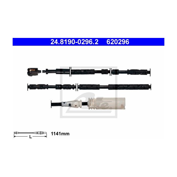 ATE Warnkontakt, Bremsbelagverschleiß 24.8190-0296.2