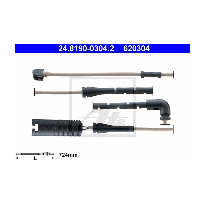 ATE Warnkontakt, Bremsbelagverschleiß 24.8190-0304.2