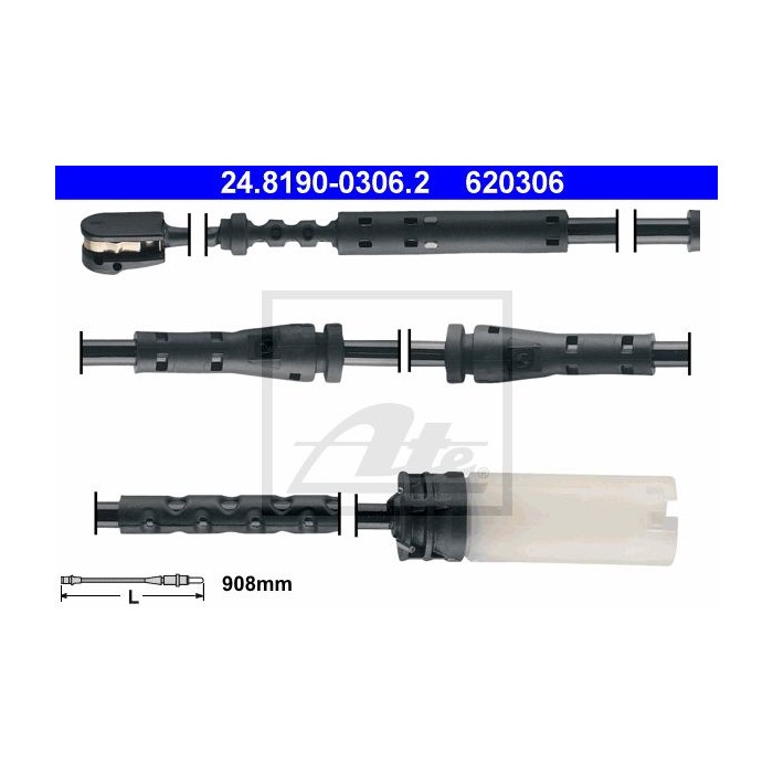 ATE Warnkontakt, Bremsbelagverschleiß 24.8190-0306.2