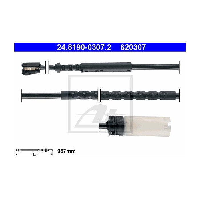 ATE Warnkontakt, Bremsbelagverschleiß 24.8190-0307.2