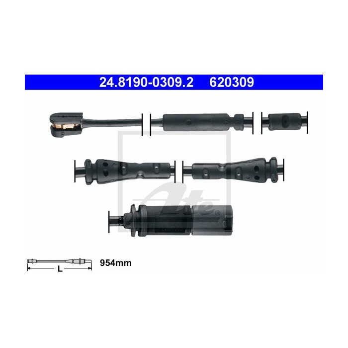ATE Warnkontakt, Bremsbelagverschleiß 24.8190-0309.2