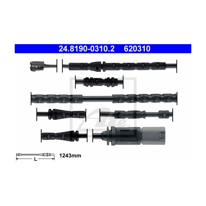 ATE Warnkontakt, Bremsbelagverschleiß 24.8190-0310.2