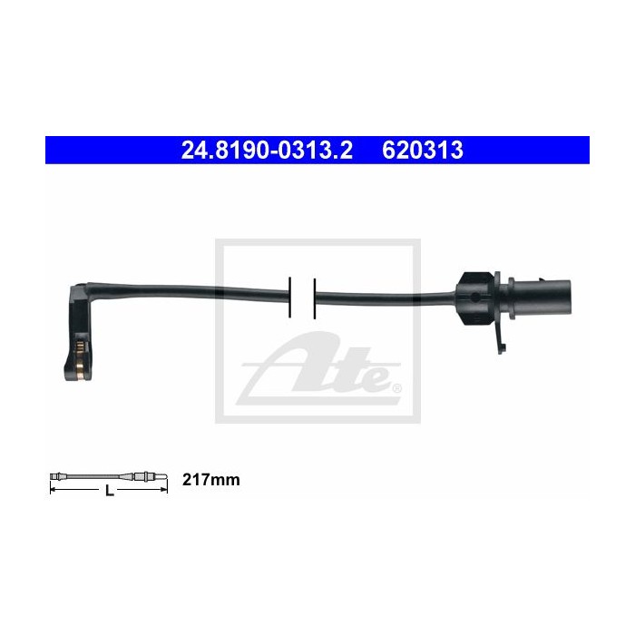 ATE Warnkontakt, Bremsbelagverschleiß 24.8190-0313.2