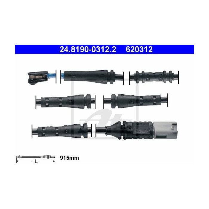 ATE Warnkontakt, Bremsbelagverschleiß 24.8190-0312.2