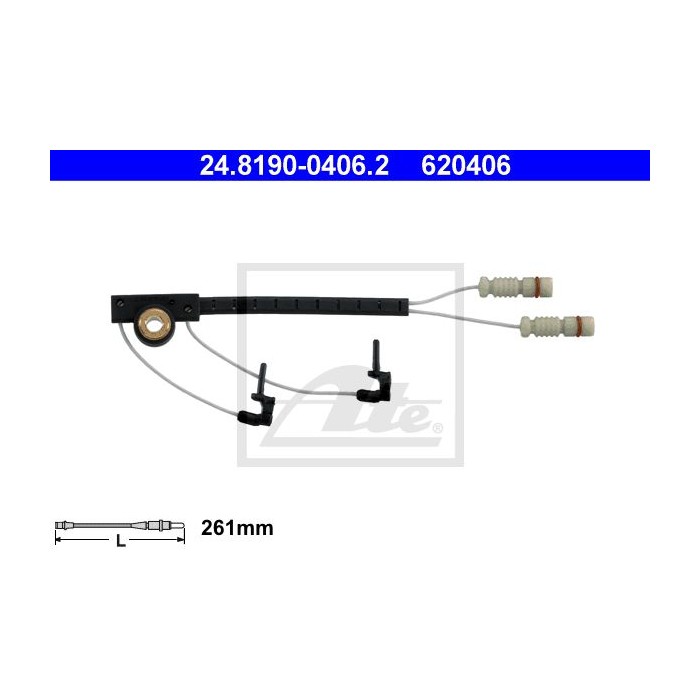 ATE Warnkontakt, Bremsbelagverschleiß 24.8190-0406.2