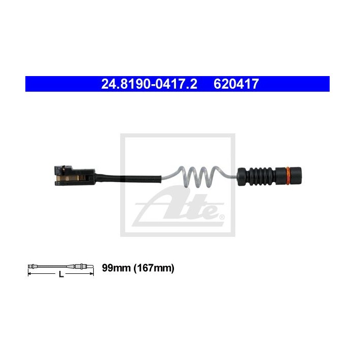 ATE Warnkontakt, Bremsbelagverschleiß 24.8190-0417.2