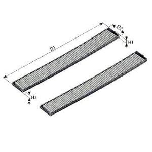 PURFLUX Filter, Innenraumluft AH310-2
